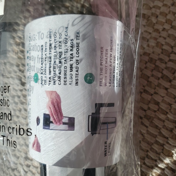 JavaSun Clear and Black Iced Tea Infuser/Maker - Picture 2 of 3